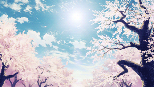 Anime Landscape Gifs For The Signs... gif gifs anime ...