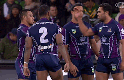 musclegalore:  roscoe66:  Mahe Fonua, Sisa Waqa, Will Chambers and Justin O’Neil of the Melbourne Storm  SYSTEM OVERLOAD&gt;&lt;?}{|+*&amp;^%$!!!!!!!!!!!!!! Those short silky shorts are killing me! 1, 2, 3, or 4? 