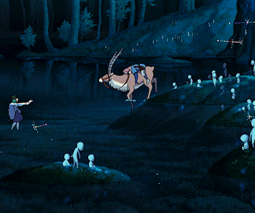 candlebright:   Life is suffering. It is hard. The world is cursed, but still, you find reasons to keep living.  PRINCESS MONONOKE (1997) dir. Hayao Miyazaki