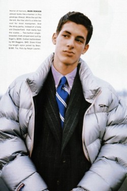 all-i-do. mark ronson, GQ &lsquo;95. (keep jockin my pictures. i see you)