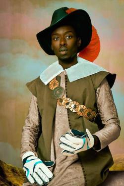medievalpoc:  These incredible photographs by Omar Victor Diop, a Senegalese photographer, were brought to my attention by a twitter follower. This series, entitled Project Diaspora, was inspired by both Diop’s sense of isolation during an artist residenc