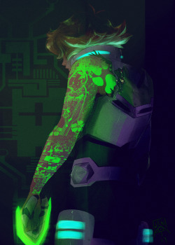 This is honestly an excuse to draw glowing tattoos on Pidge ngl