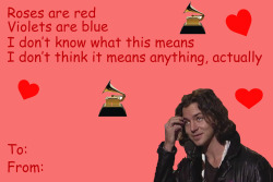 davegrohlslongjohns:  cloudofpink:  staywithme-lets-just-breathe:  Happy valentine’s day and happy grammy’s everyone!  #jeff: ‘roses are red/violets are blue/ if i had the balls/id have said it too’  Omg this is just perfect! Haha