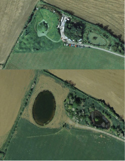 0rphaner:  destroyed-and-abandoned:  The filming location for “Teletubbies” as it was and how it is now.  thats really sad