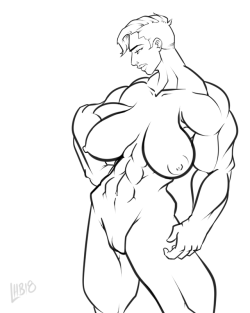 palmofthelefthandblack:Wanted to draw some muscles. ;9
