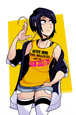 mechanized:  i couldn’t think of a shirt design so tbh i just went with the first album i pulled off the shelf behind me.anyway here’s a Jirou. [ twitter ] 