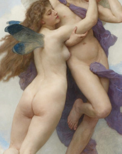 greuze:  William Adolphe Bouguereau, L’Amour et Psyche (Detail), 1899 