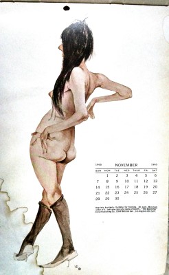 Miss November: &ldquo;The Maidens 1965 Calendar: A portfolio of selected girls from down the street or up your alley&rdquo; Whole collection available here: https://www.etsy.com/listing/212607287/vintage-the-maidens-1965-calendar-a