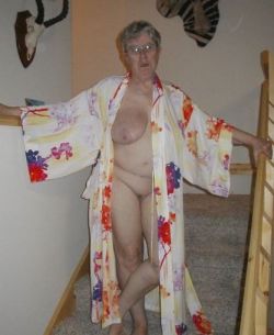 oldnudist:  http://oldnudist.tumblr.com/archive   Old granny in pajamas, shows her sexy tits and pussy.Find your sexy older woman here!