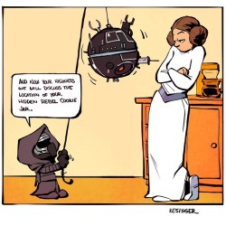 archatlas:  archatlas:  Calvin and Hobbes: The Force Awakens #2   Brian Kesinger Story artist at Walt Disney animation studios / Artist for Marvel Comics. Check out his etsy store for books and prints www.etsy.com/shop/BrianKesinger This is the photoset