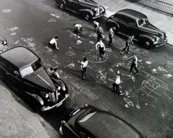  Chalk Games, 1950 by Arthur Leipzig (Brooklyn, NYC*) 