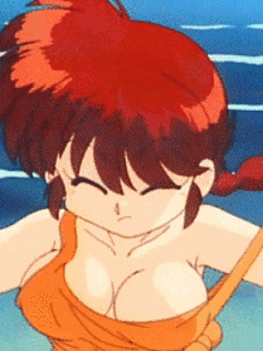 rudeboy308:The female version of Ranma is easier on the eyes than the usual male version.   Easier on the ears, too, since she’s voiced by the Divine Miss Megumi Hayashibara.  my love~ &lt;3 &lt;3 &lt;3