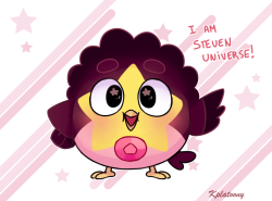 sgt-keroro-platoony:  Birds, birds, and more birds! Because I love bird so much, I doodled all of the Steven Universe’s characters as bird (For some gems, based at my two old doodles). Bonus, I wanted to draw the creator of SU playing her guitar, and
