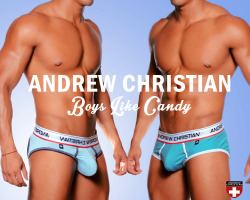 blackrosesdesign:  I am a huge fan of Andrew Christian underwear so I made this. These are not my photos, they are Andrew Christian property. I just added the background, the type and enhanced the color.Hope they reblog this :) 