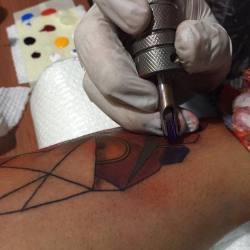 #Tattoo #tatu #tatuaje #ink #inked #inkedup #inklife #danny #barquisimeto #lara #venezuela #geometric #geometrico #colores #colors #owl #buho