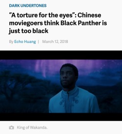 pocblog: clevergirlswithcurls:  latenitelevision:  juicyvelourtracksuit:   super-shar:  pocblog:  Really…. 😑  Welp, their money has already been received either way. Thanks, bitches!   The shit is called BLACK Panther…. What’d they expect  
