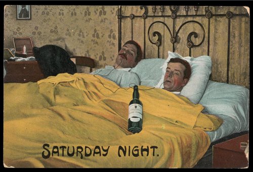 banallcars:sleepywithoutcoffee:  fuckingfreud:  Postcards, ca. 1908         