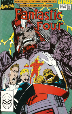 Fantastic Four Annual No. 23 (Marvel Comics, 1990). Cover art by John Byrne.From a comic shop in New York.