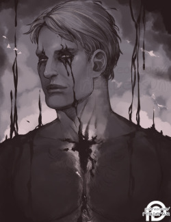 Last doodle for tonight~~ Mads in Death Stranding makes me wanna pop open my ribcage like a book and just dump all my high tier guts on the floor because why not