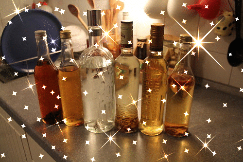 Shining bottles