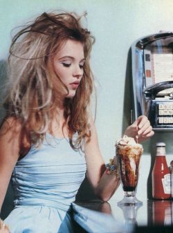 rocket-pussy:  the-king-of-coney-island:  paintdeath:  Kate Moss for Glamour France April, 1992  ⊱✰⊰  ☾☼☽   Fucking publicity whores