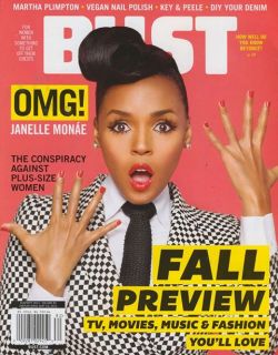 gradientlair:  afro-art-chick:  Janelle Monae | BUST Magazine (August/September 2013)  She’s EVERYTHING. &lt;3 