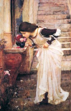  At the Shrine by J.W. Waterhouse (1849-1917) oil on canvas, 1895  Favourite painter!