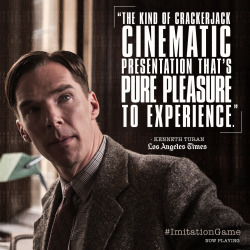 theimitationgameofficial:  Find out why Los Angeles Times is raving about The Imitation Game: http://bit.ly/TIG_LATimes