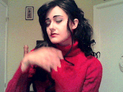 queen-of-spooks:  Asami test makeup! I look forward to making Gifs with my Bolin!! &lt;3 