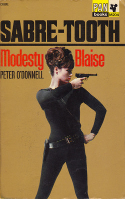 Sabre-Tooth, by Peter O’Donnell (Pan, 1967). From The Last Bookstore in Los Angeles.
