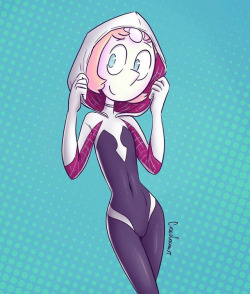 cubedcoconut:Spider-Gwen-Pearl!