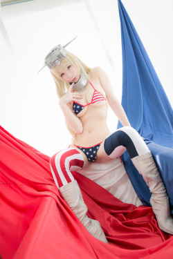 cosplayjapanesegirlsblog: Kantai Collectio - IOWA (Swimsuit) [mysuite] (Atsuki) 1-31   &lt; |D’‘‘‘