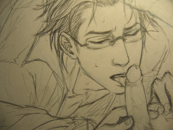 lehanan-aida:  Okay… I just needed to draw Katsuya giving a head after Shoganai suggested me the idea. Still gotta decide if that’s Shinohara or David’s cock. What do you think?WIP, of course.  In These Words © Guilt|Pleasure 