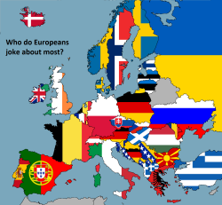 dramatic-dolphin:  lostmyurl:   dramatic-dolphin:   lostmyurl:   melessiasblog:   thomassmcgraw:  lilium-bosniacum:  mapsontheweb: Who do Europeans joke about most?  belarusians are better than all of us, not laughing at anyone   Everyone in Europe: jokin