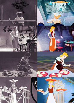 mickeyandcompany: Live-action reference for Cinderella (1950) [Snow White]