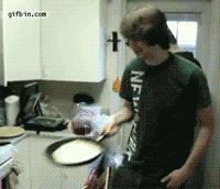 tarnishmytranquility:  shitthesignssay:  &ldquo;Aquarius trying to cook&rdquo;  Just a big NOPE. I’m a fucking pro!  Yes you are. Now sit down on your ass lady and LEMME COOK FOR YOU. ♥