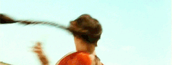 goatmusk:  i always feel inclined to reblog this because it is literally the best hair flip in the history of hair flips 