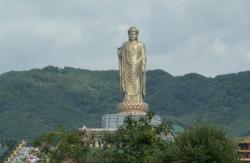 Towering deity (the Spring Temple Buddha, the largest statue in the world at 128m or 420ft)