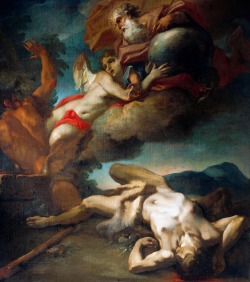 Antonio Balestra (Verona 1666-1740), L’anima di Abel ascende al cielo - Abel’s soul ascend to heaven, 18th century, Castelvecchio Museum, Verona