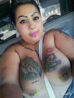latinashunter:  Big Brown Titty Chola. I Love Cholas!