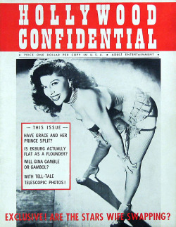 Camille graces the cover of &lsquo;Hollywood Confidential&rsquo;; a 50’s-era tabloid magazine..