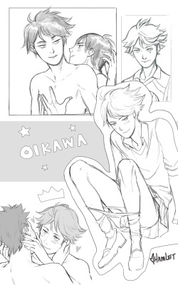 My submission for a lovely Oikawa anthology fanzine my friends organized, which you can find here for free✧✧ (48p, nsfw, skirtkawas) Everyone did such a great job! Thank you for having me!