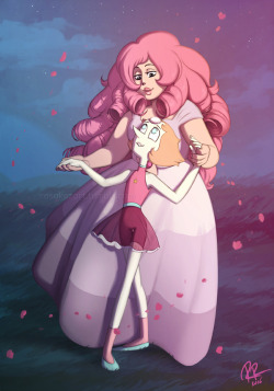 rosakazart:  I rarely make fan art these days but Steven Universe is the kind of show I simply have to promote this way.I wish we had shows like these in the 90’s when I was a kid! The show touches many ideals/concepts from gender/sex to body positivism