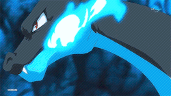 slaking:  Mega Charizard X vs. Mewtwo | Pokémon OriginsOriginal GIF (Before Remaking) 