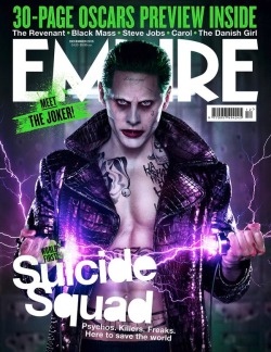midtowncomics:    We’re starting to get a better look at the characters in the Suicide Squad movie. What do you think of Joker, Enchantress, Harley Quinn, and Deadshot’s designs? Love ‘em? Loathe &lsquo;em? Feeling down the middle?    Sqwad