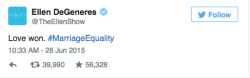 Just a few of our favorite celebrity responses to the historic SCOTUS ruling today!