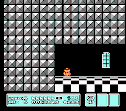 suppermariobroth:  In Super Mario Bros. 3, defeating Boom Boom with a Star results in the Magic Ball appearing upside down. This can be done in World 6-Fortress 1.   done it before lol