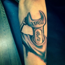 Thought this tattoo was really creative. Toolwrench 46&amp;2