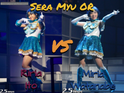 seramyuconfessions:Anon-helper-san here~For this week’s Sera Myu OR!, the 2 Mercurys from the NogiMyu 2018 musicals: Riria Ito vs Miria Watanabe! Which one will you choose? (=