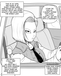 aceliousartsxxx:  So, I was inspired by @funsexydragonball‘s “Before and Afters” So I made one with 18 and Krillin 9even though you barely see Krillin XD) Click the link below to see the second page.  In case the link below doesn’t work, CLICK